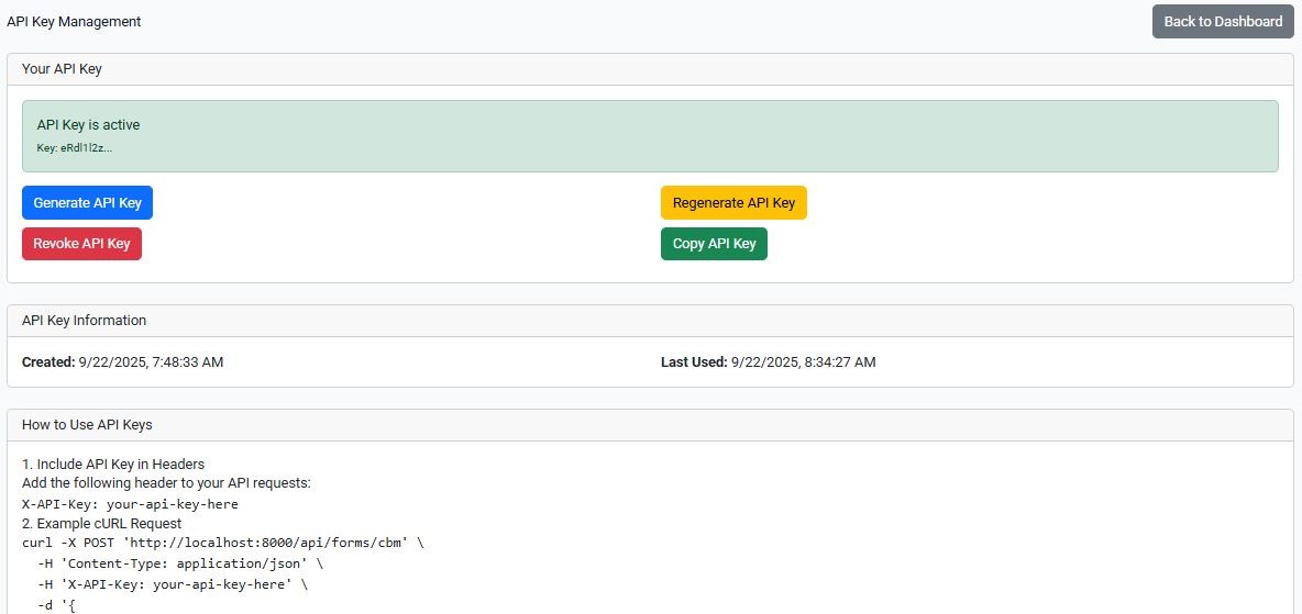 Admin API Key management